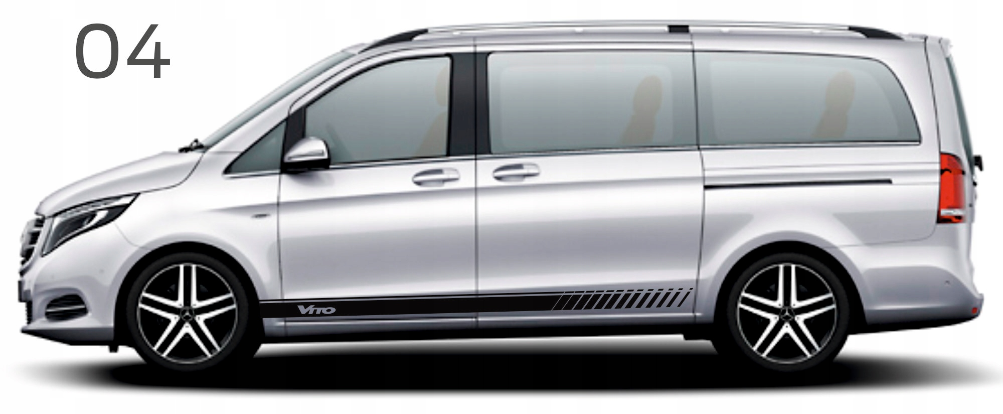 Naklejki na samochód Mercedes Vito 04
