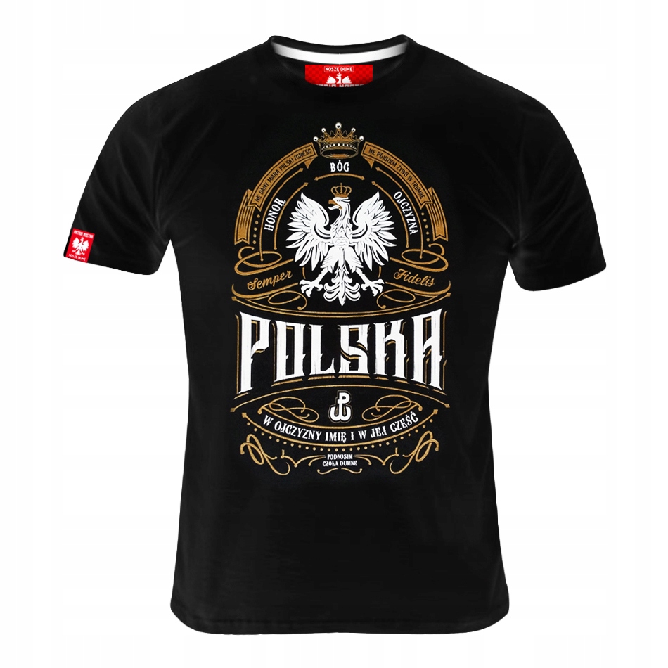 

Koszulka Patriotyczna Bóg Honor Ojczyzna Rota Pl