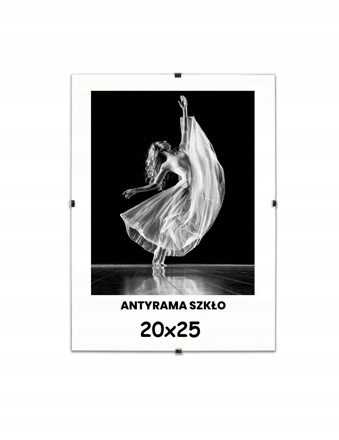 

Antyrama 20x25 szkło