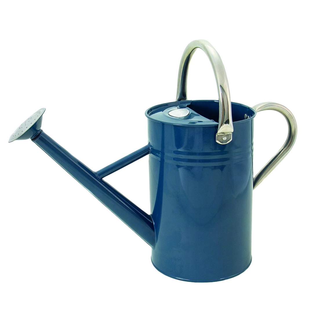 Kent&stowe Metalowa Konewka Dekoracyjna Vintage 4,5L Niebieska