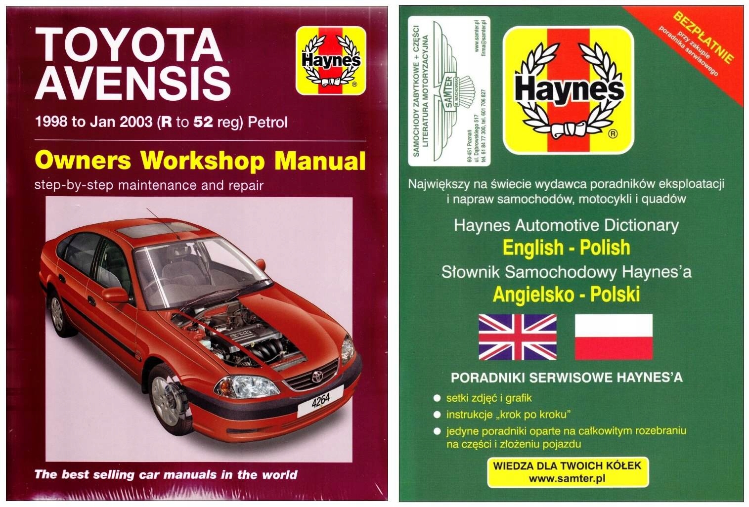 Toyota Avensis T22 (1998-2003) руководство Haynes
