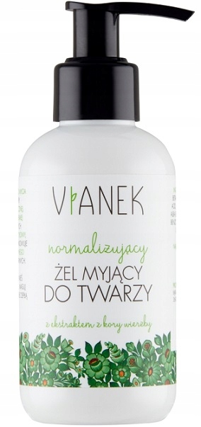 VIANEK Normalizujący ŻEL do MYCIA TWARZY 150ml