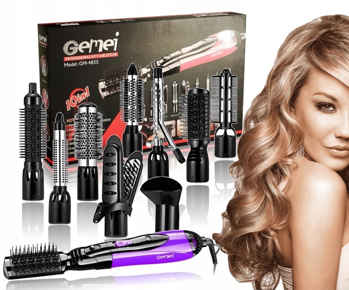 Vysoušeč vlasů Gemei 10v1