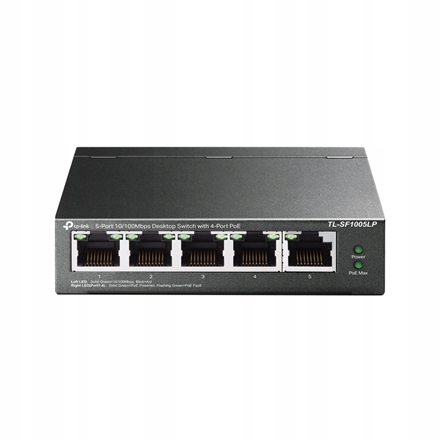 Tp-link Switch TL-SF1005LP Niezarządzalny Desktop Ilość portów 10
