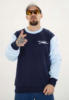 Mikina Diil Bez Kapuce Dill Double tmavě modrá