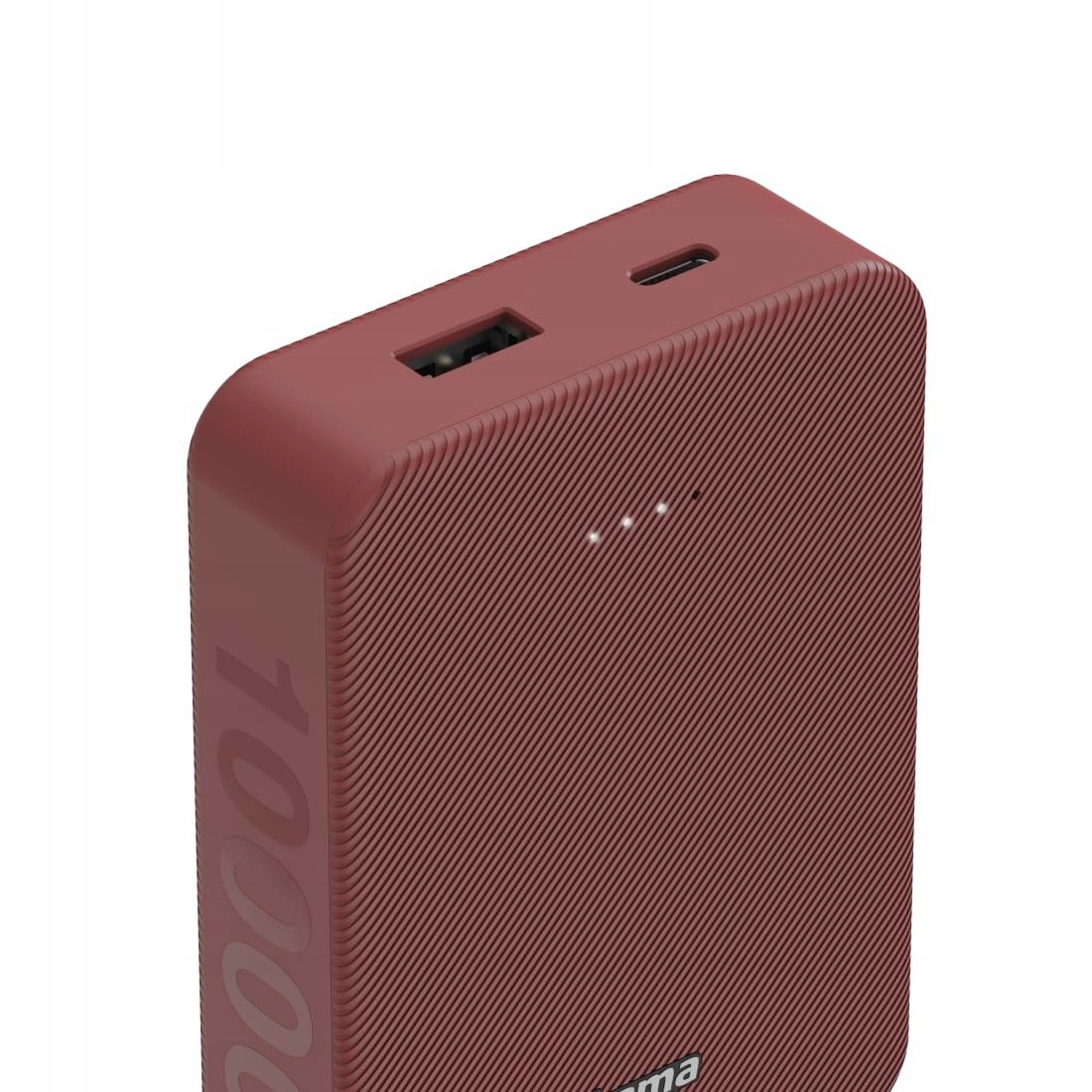 HAMA Powerbank 10000mAh USB C USB A LED Wskaźnik Czerwony — miniatura 4