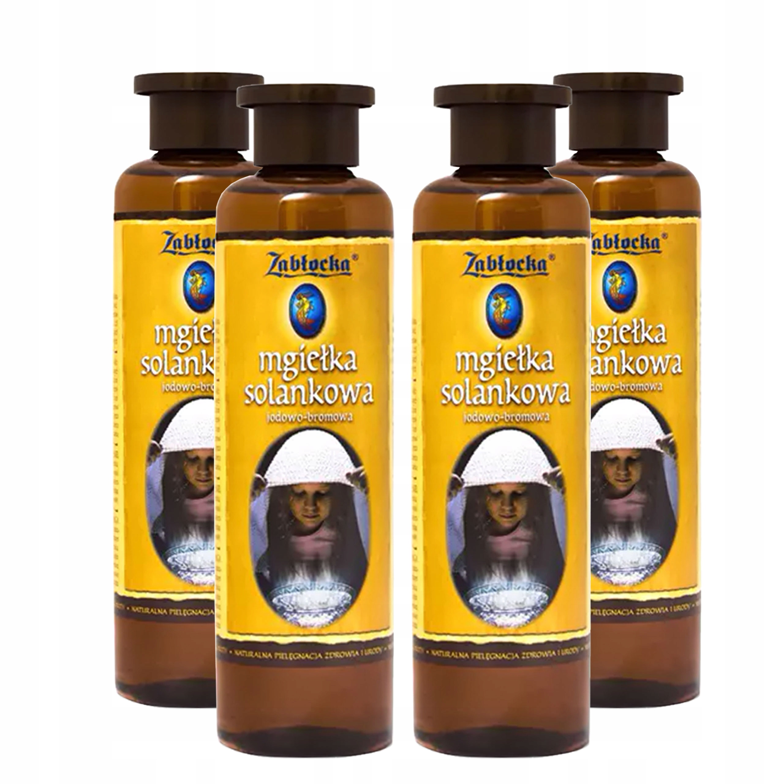 

Zabłocka Mgiełka Solankowa Inhalatora 4 x 950ml