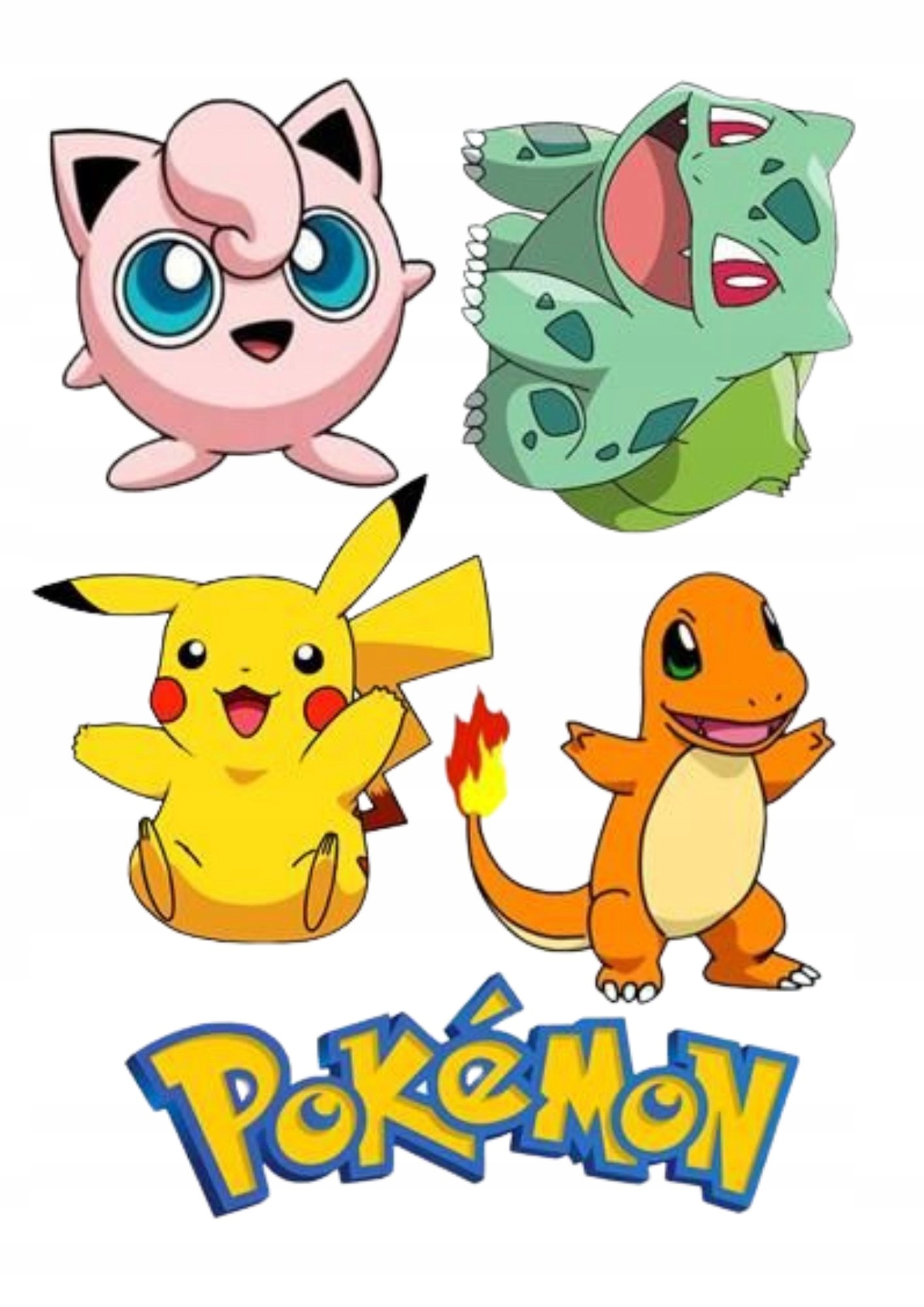 Wydruk na masie cukrowej Pokemon