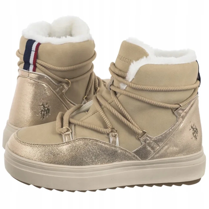 Dámské zimní boty Us Polo Assn Icy004 ICY004W/DHY1 Béžové