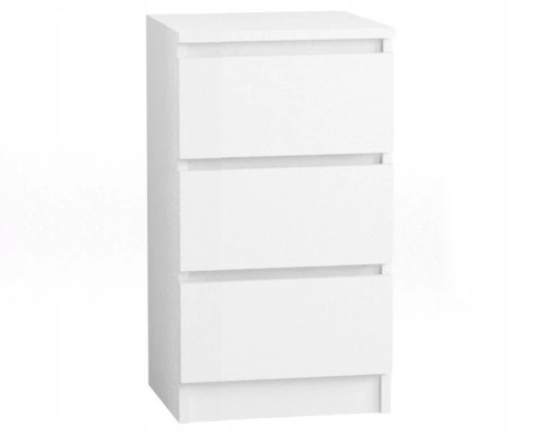 Комод 40 см 3 ящика белый