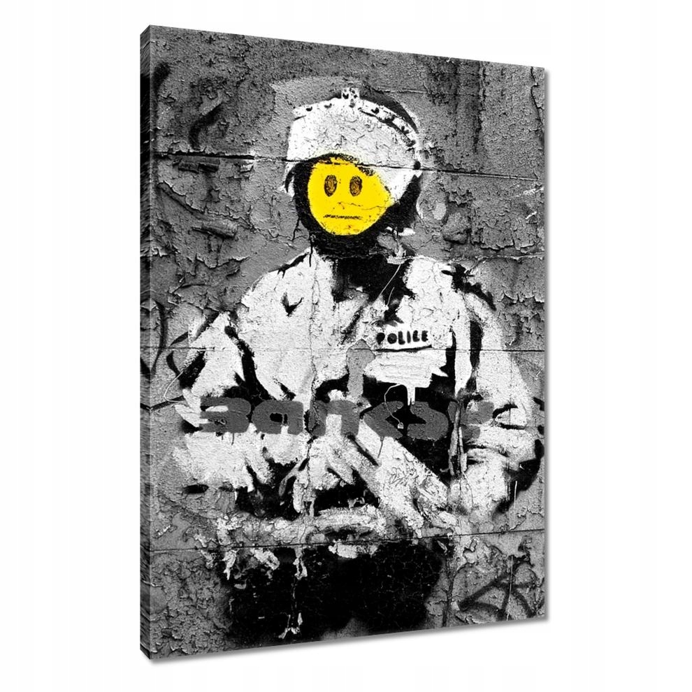 

Obrazy 80x120 Banksy Buźka
