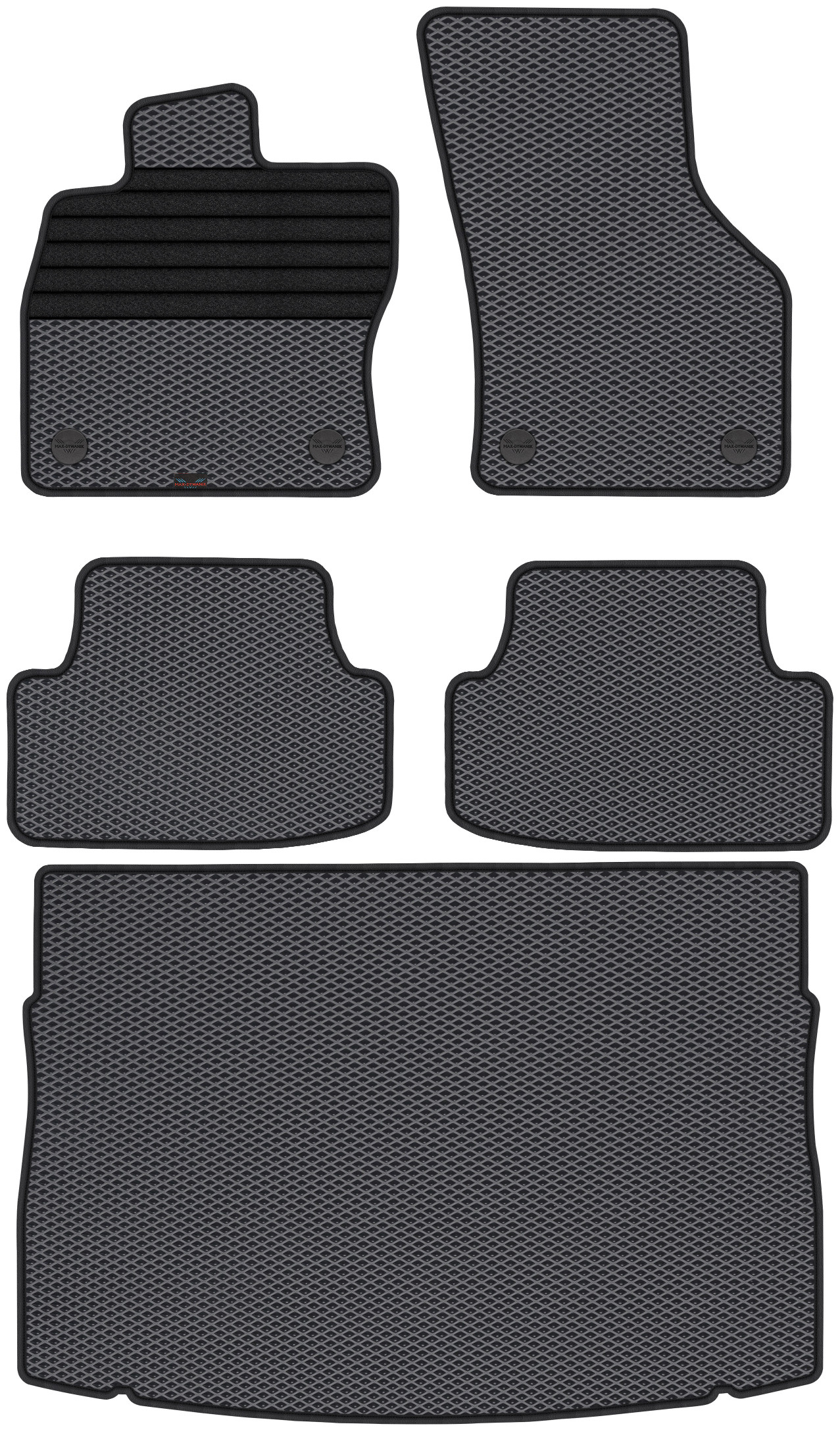 Volkswagen Golf VII Hatchback Gti 2012-2020 Koberce a batožinový priestor Eva Eternit