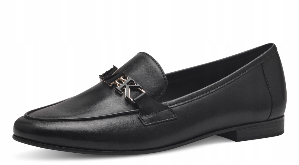 Marco Tozzi by Gmk 2-84200-42 36 černé mokasíny lodičky lordsy polobotky