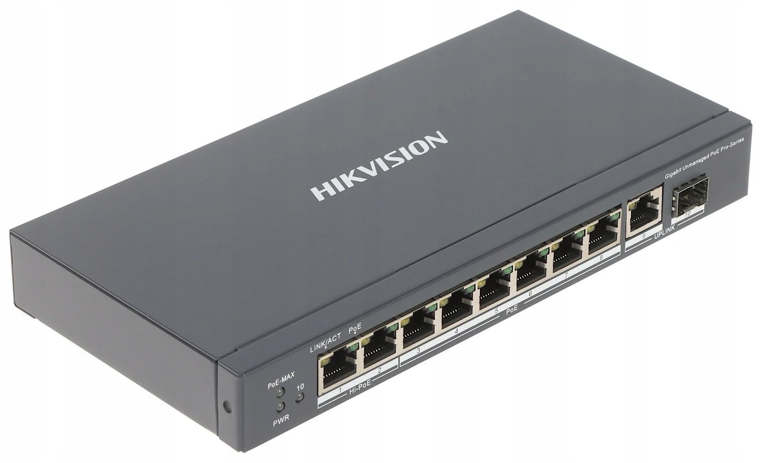 Hikvision DS-3E0510HP-E 8 Gigabitový port Unmanaged Poe Switch