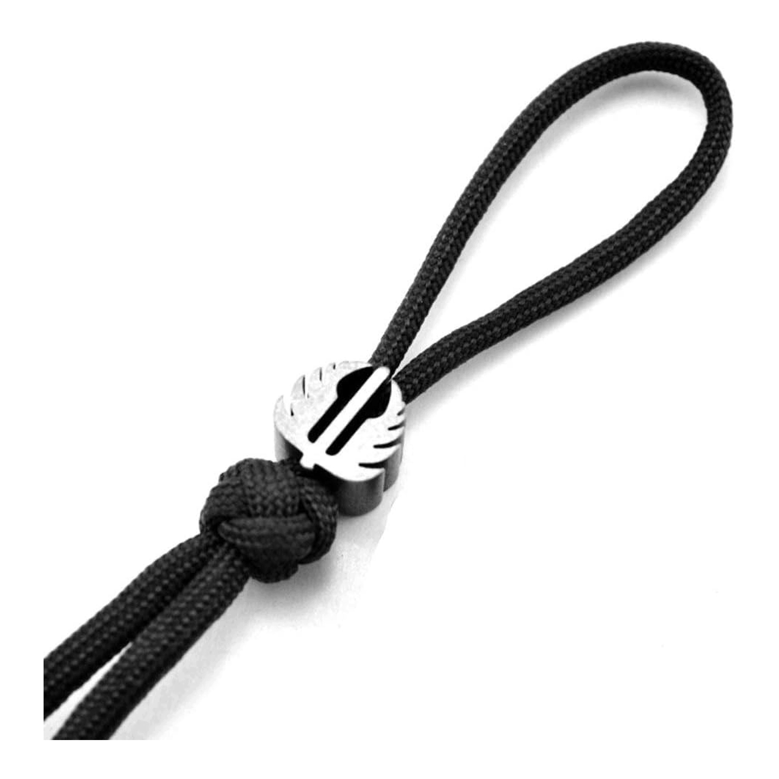 paracord šňůrka na krk TataEDC šňůrka na krk na nože 550 paracord titanová perla korálekEDC