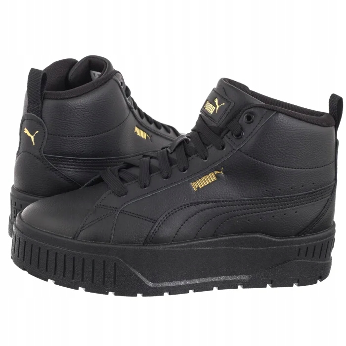 Dámské tenisky na platformě Puma Karmen II Mid Black Černé