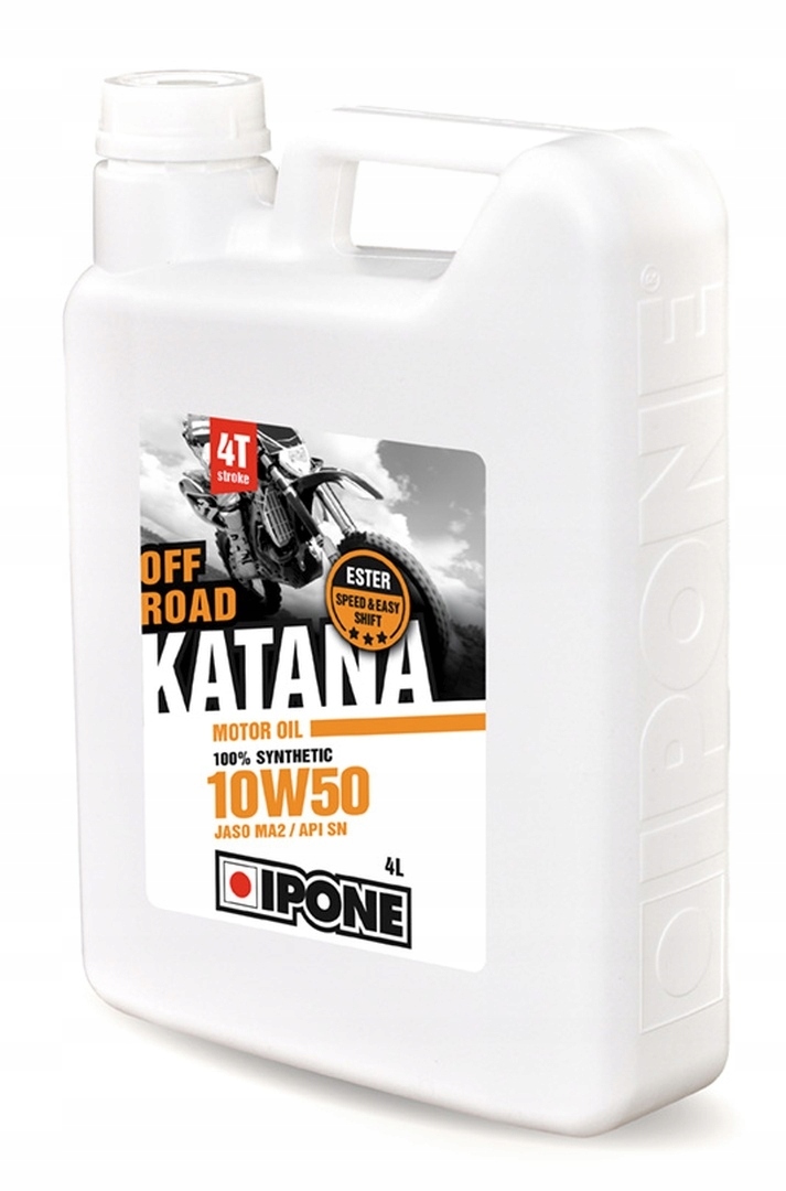 IPONE KATANA OFF ROAD 10W50 OLEJ SILNIKOWY 100% SYNTETYK 4L (ESTER, MA2) (A