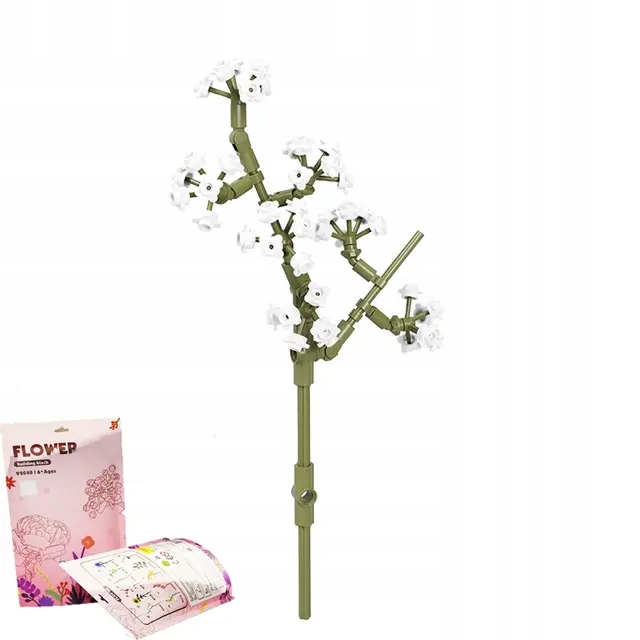 KLOCKI KONSTRUKCYJNE KWIAT ZESTAW DO UŁOŻENIA