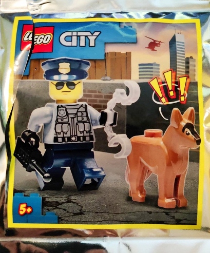 

Lego City figurka, Policjant z psem, cty1312