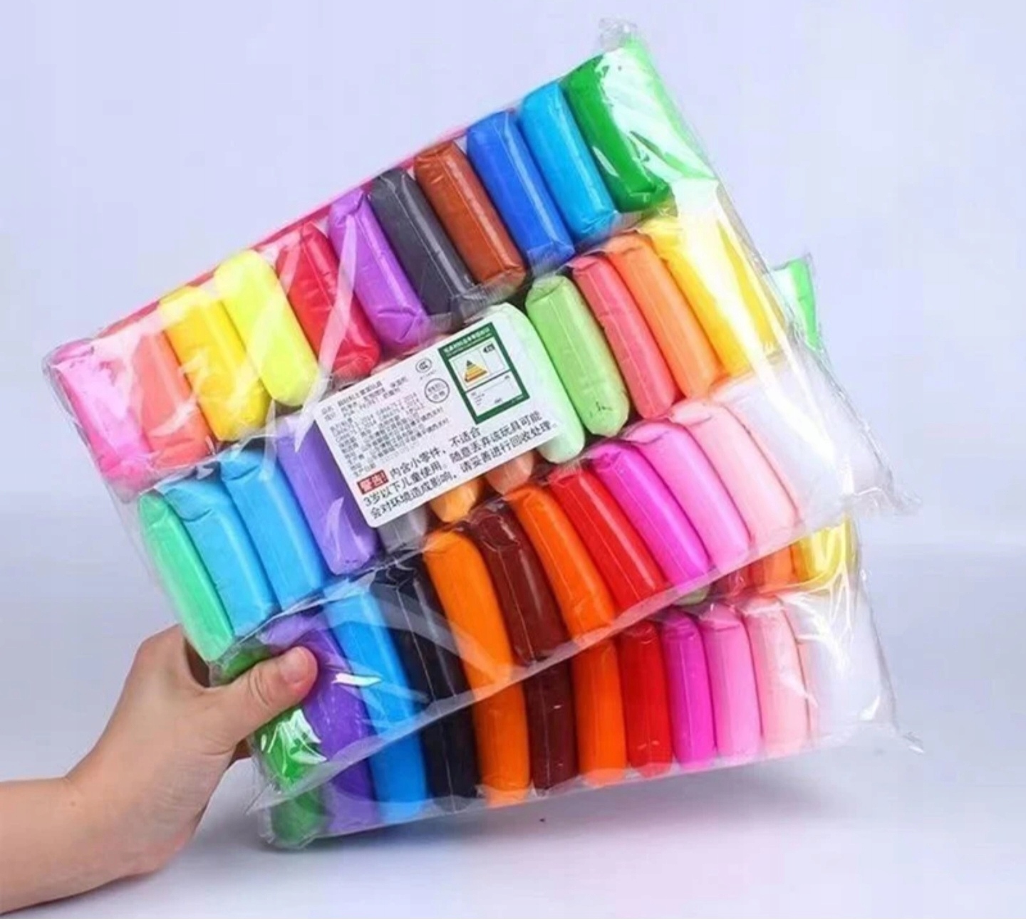 MASA PLASTYCZNA KOLOROWA MAGICZNA PIANKOLINA SUPER CLAY 36 + 3 szpatułki Płeć chłopcy dziewczynki