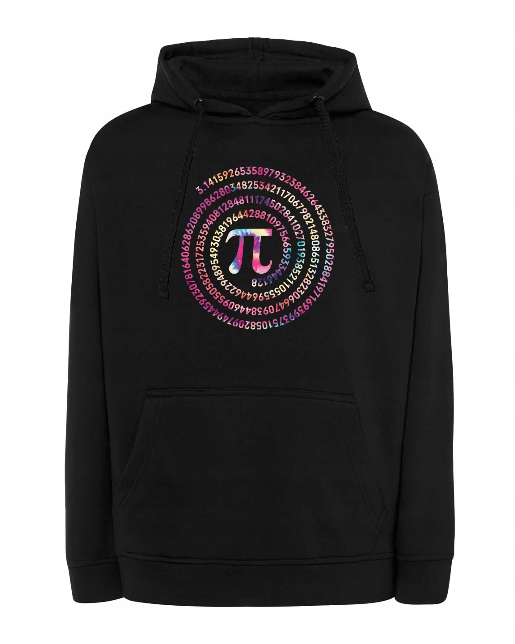 Mikina s kapucí Den učitelů Matematika Číslo Pi Černá L