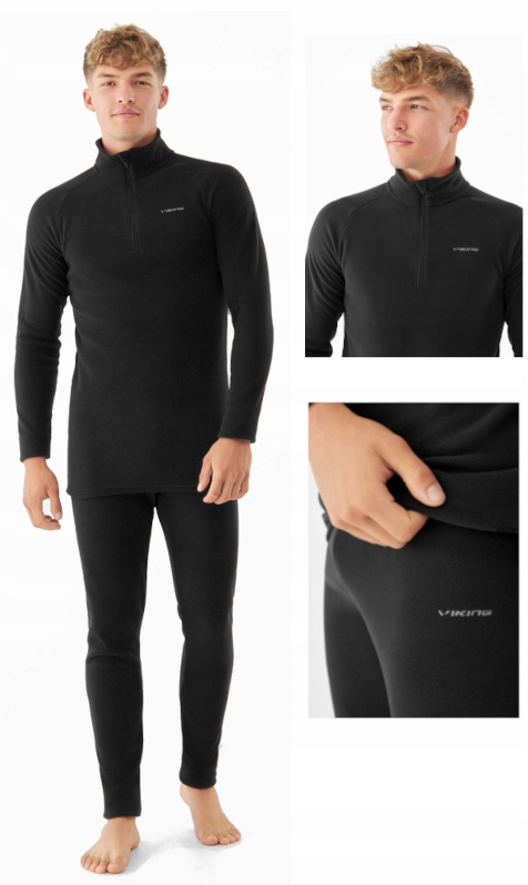 Pánské termoaktivní spodní prádlo Viking Arcto polartec černé 09 M