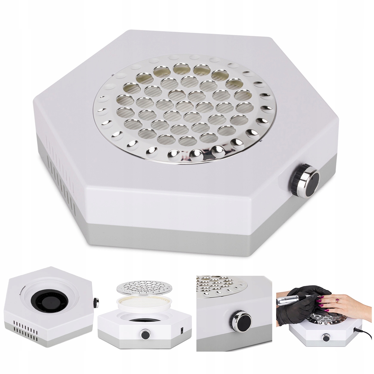 POCHŁANIACZ PYŁU PAZNOKCI KASETOWY BEZWORKOWY MOCNY 80W