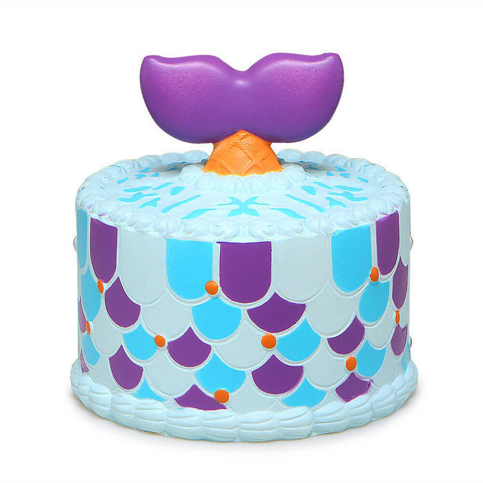 

Gniotek duży Squishies Squezze tort syrena