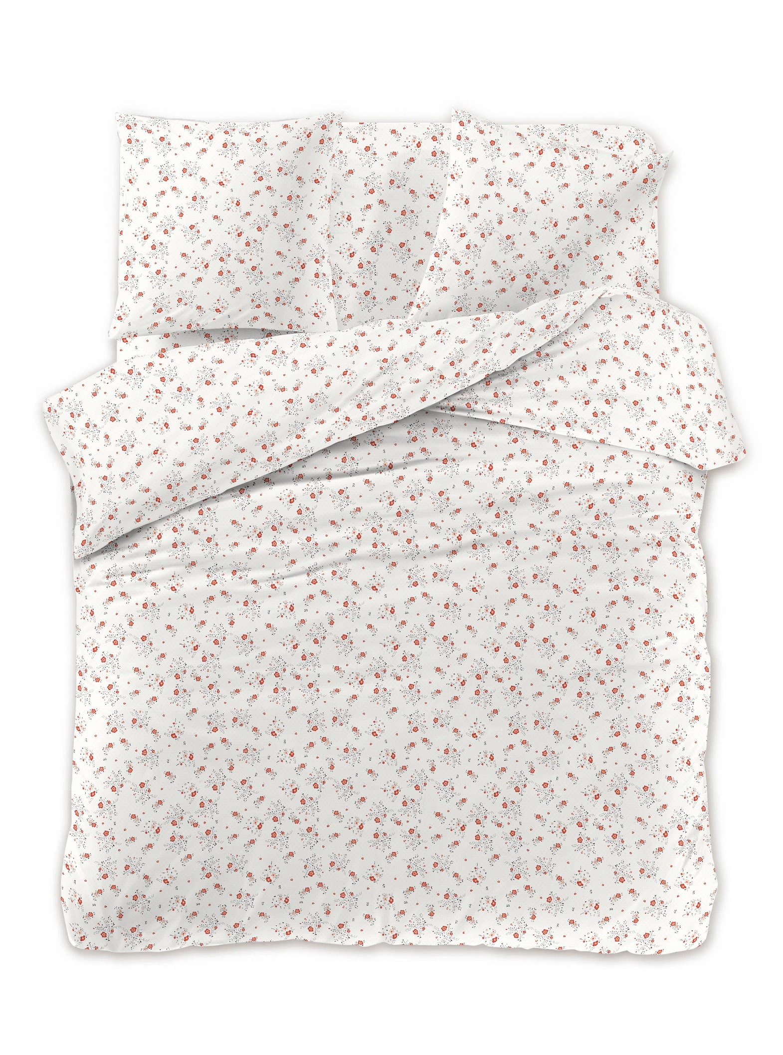 

Komplet Pościeli 3D 160x200 Czerwone Kwiatki 2432