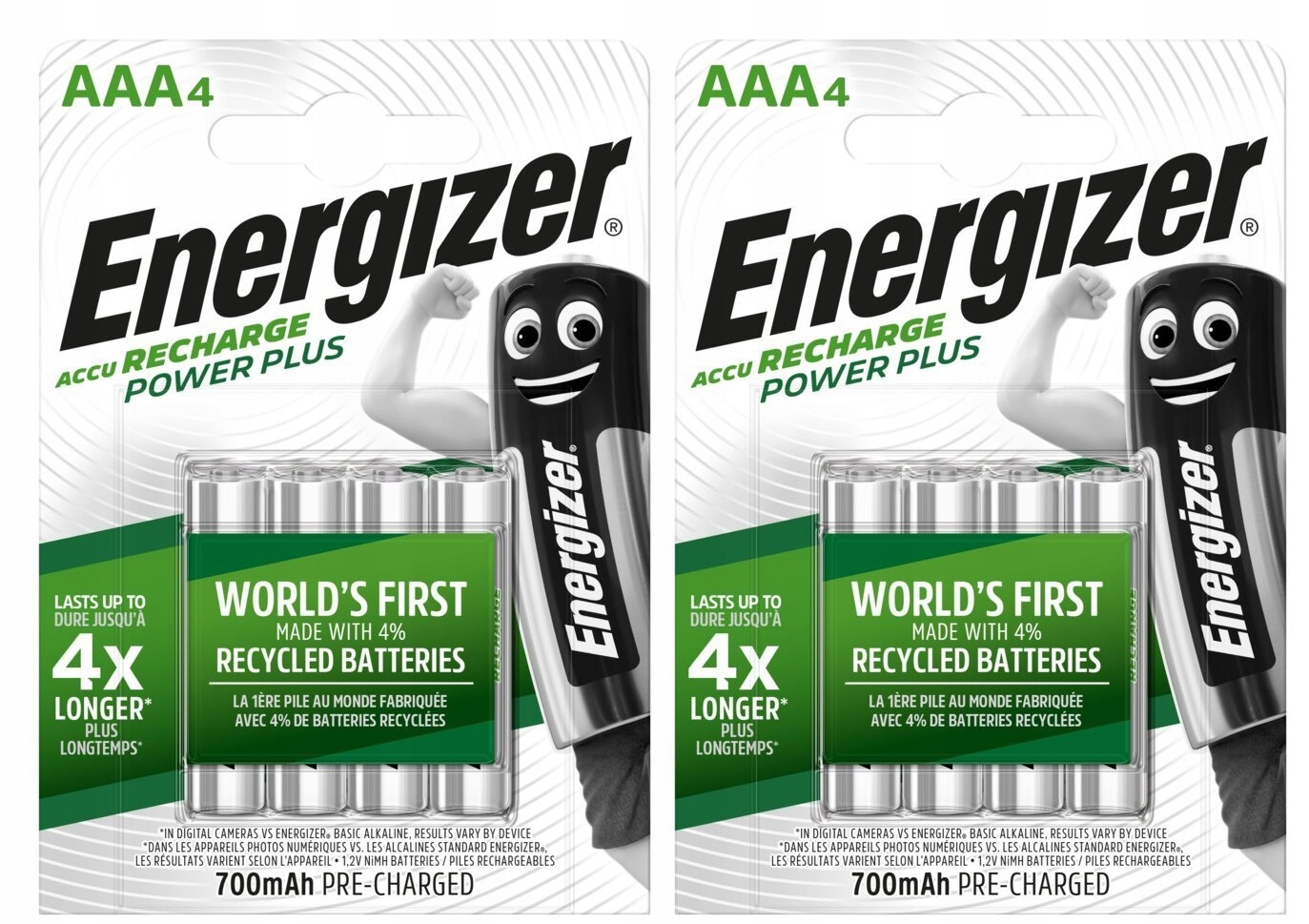 ENERGIZER Energizer HR03 AAA 700MAH - Piles rechargeables x10