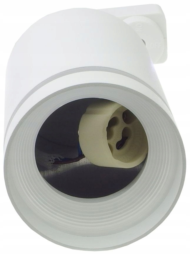 Reflektor szynowy z gniazdem GU10, RING 70mm biały Długość 1 m