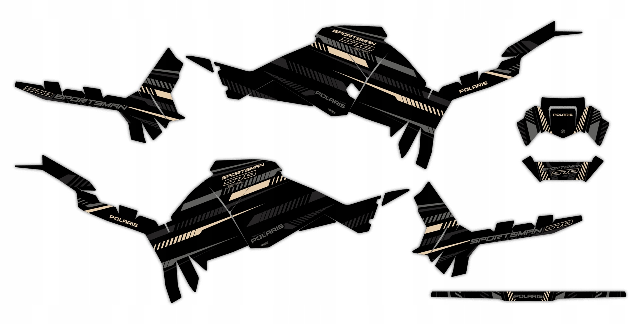 Dýha Samolepky Polaris Sportsman Touring 570 2025+ #3631030