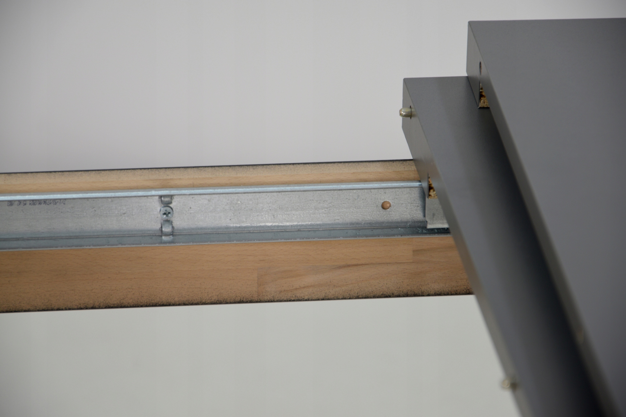 Rozkładany stół 80x120/150 cm do Jadalni/Kuchni Kolor blatu grafit