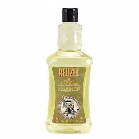 Reuzel 3In1 Tea Tree Šampon Kondicionér Sprchový Gel 1000 ml