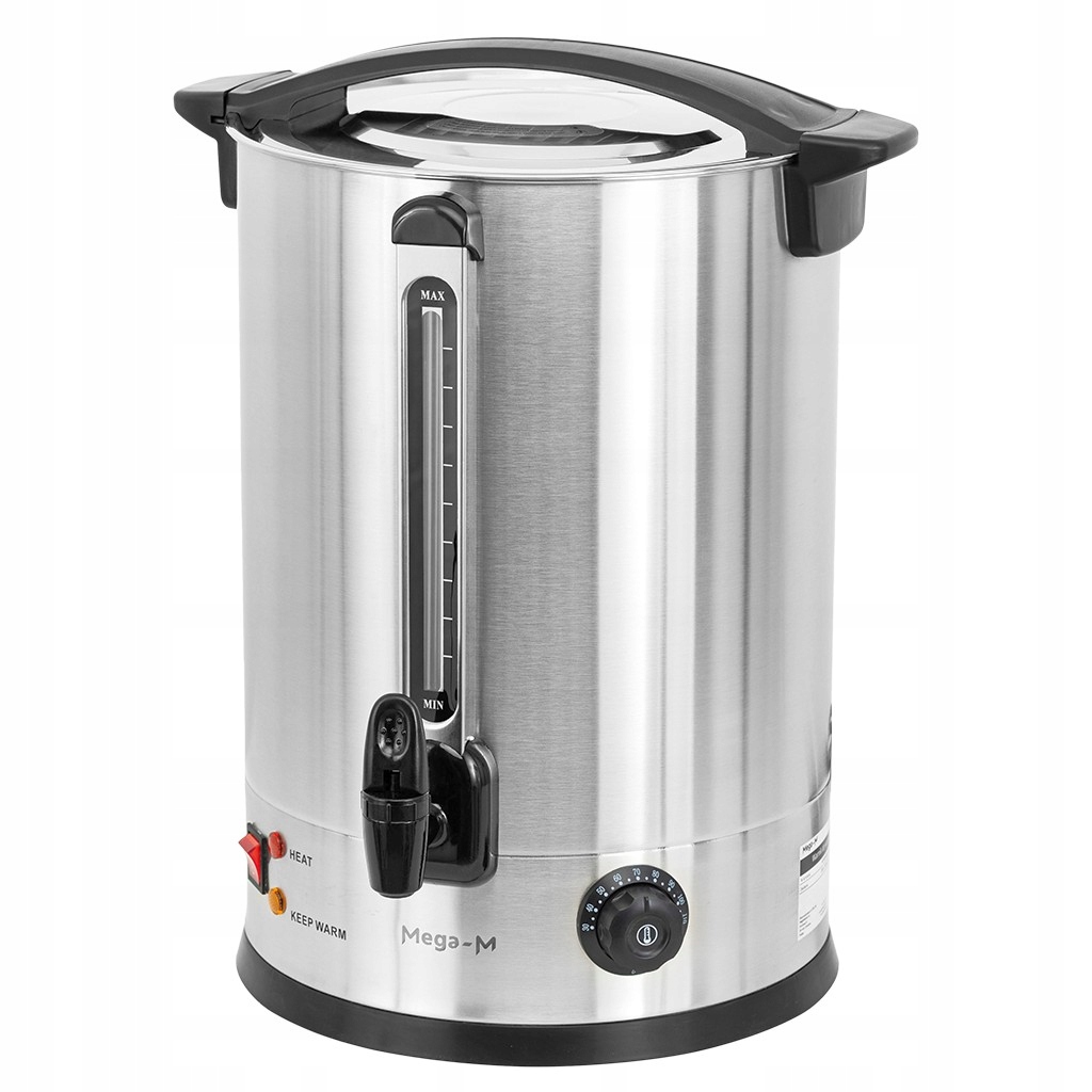 Varník Na Vodu 24,5L Ohřívač kávy a čaje Nerezová Ocel 2800W