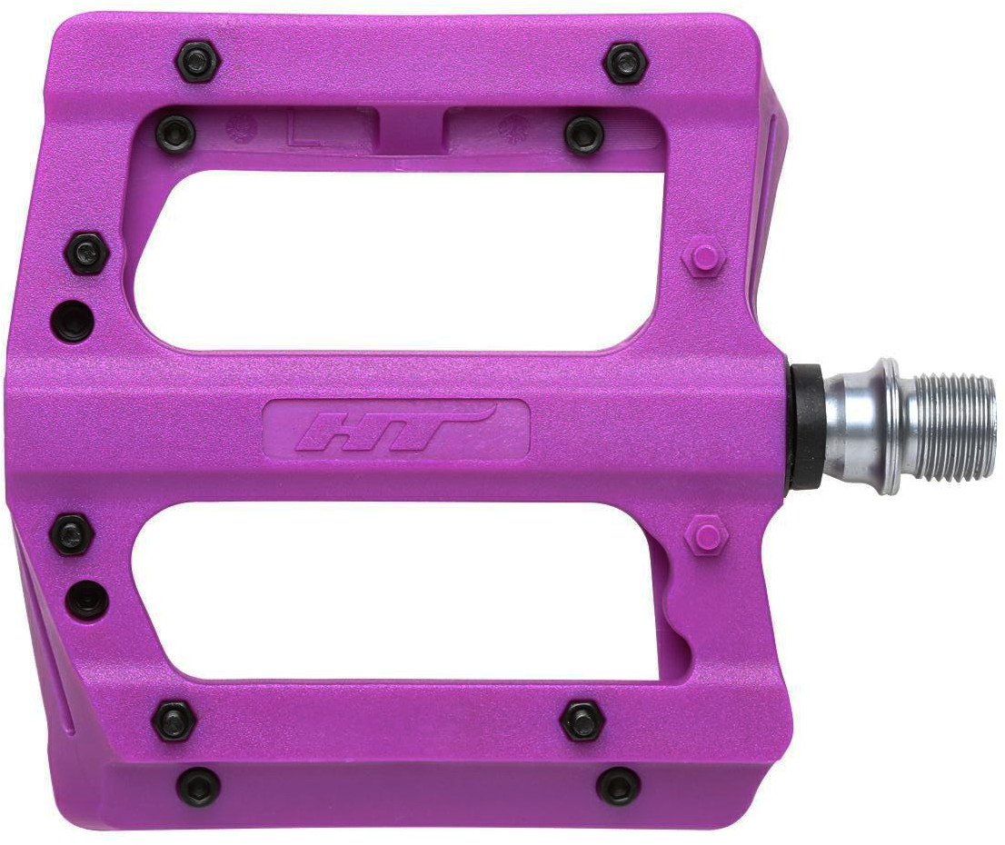 Pedały Platformowe Ht PA12A Dh Enduro Bmx metalowe piny dark purple