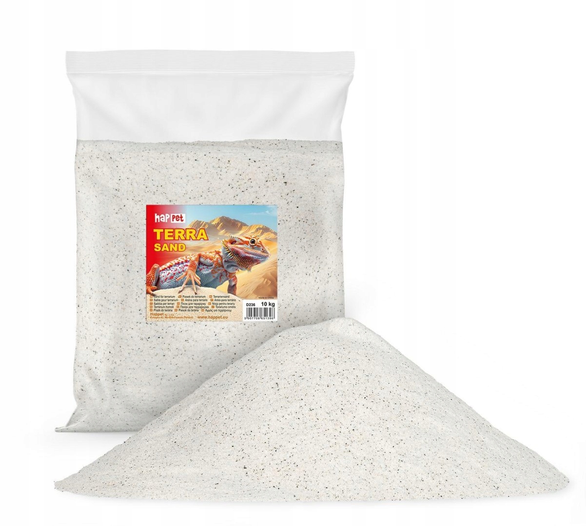 Levně Písek do terária Happet krémový 10kg