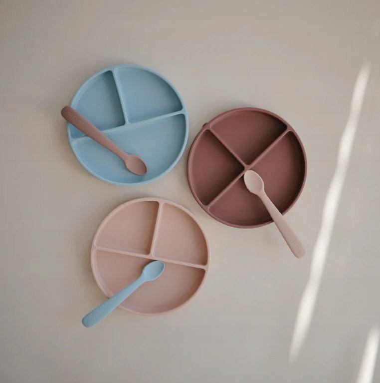 MUSHIE Łyżeczki silikonowe do karmienia Blue EAN (GTIN) 0810052466132