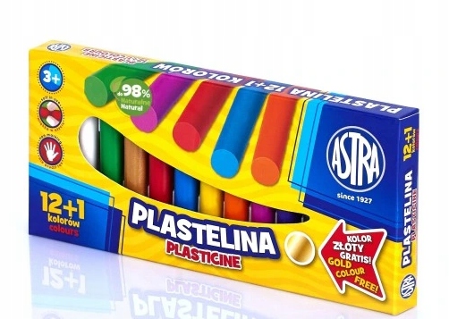 

Astra plastelina 12+1 kolorów