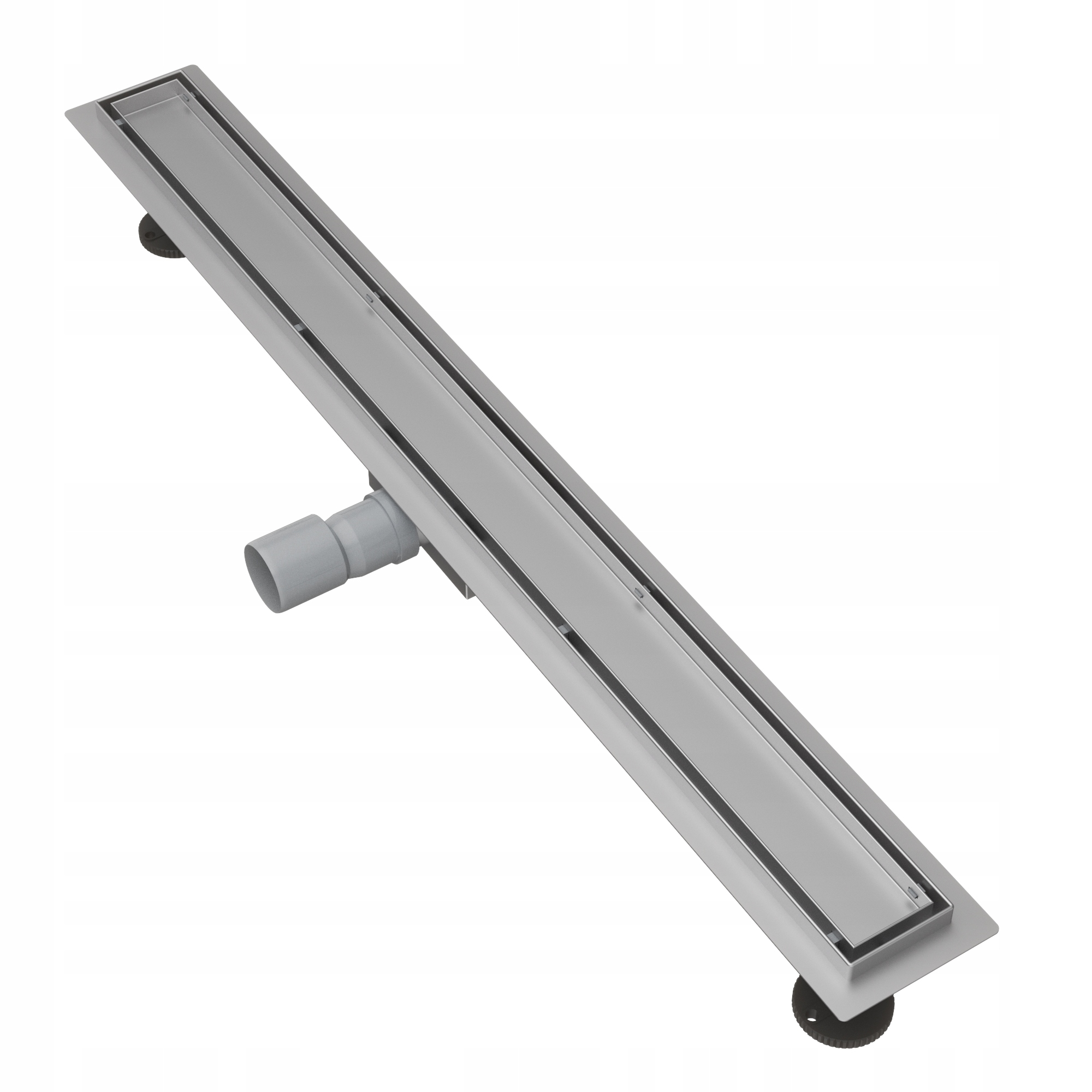 Lineárny Odtok Pod Dlažbu 90 cm Oceľ 2v1 Sifón Entero Sprchová Vanička