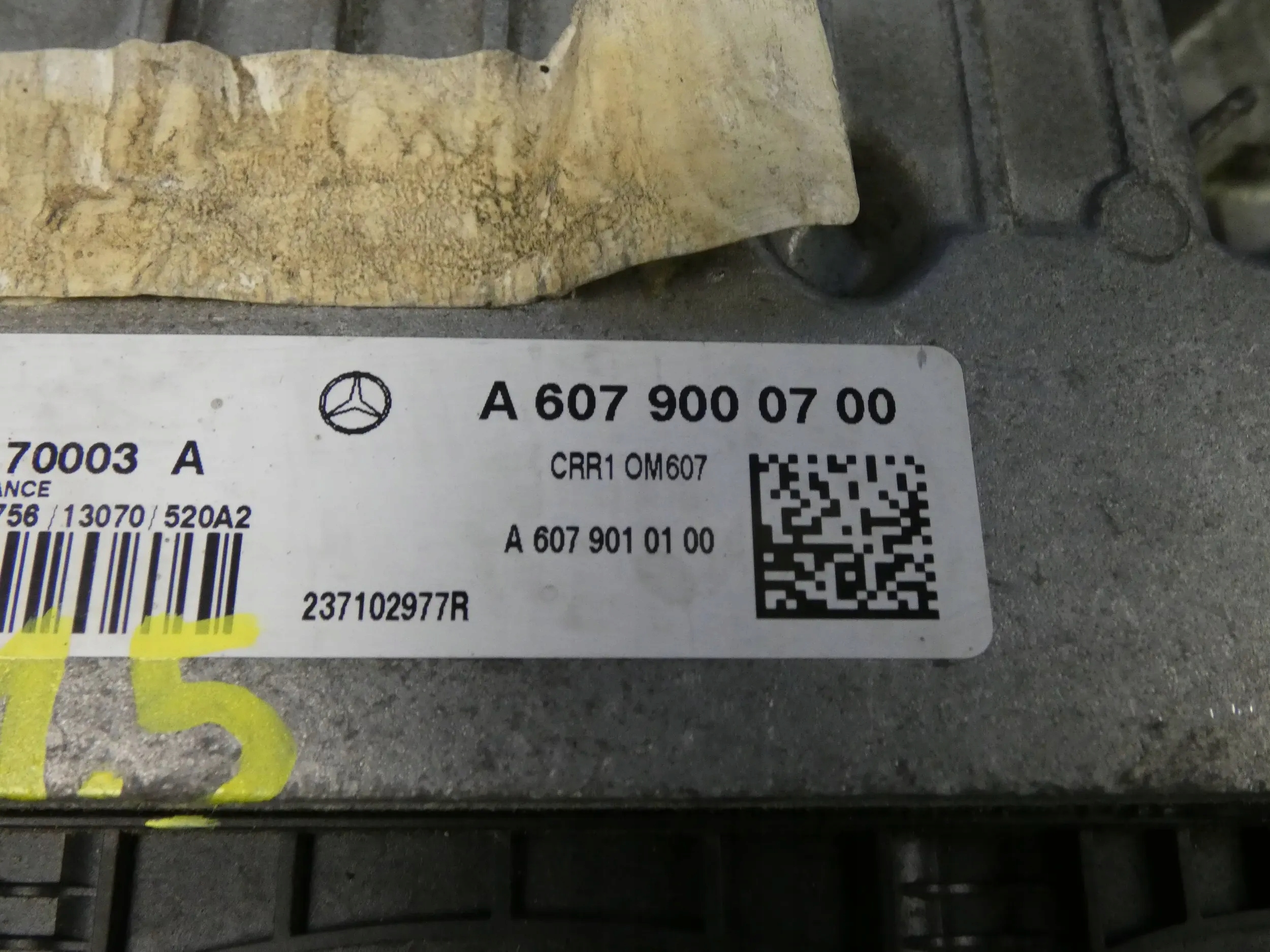 Mercedes A KLASA W176 W246 computer control unit of the engine
