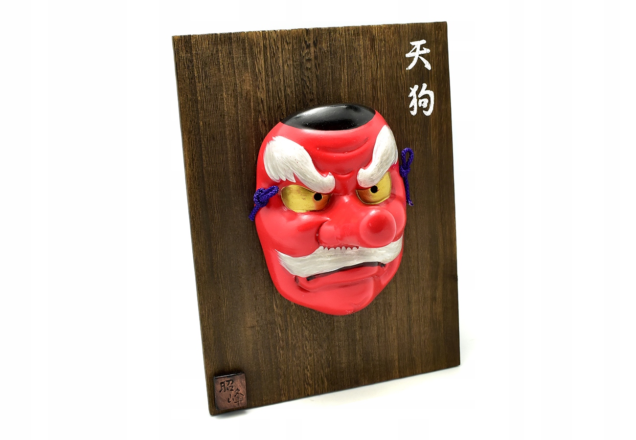 Maska divadla Noh Tengu