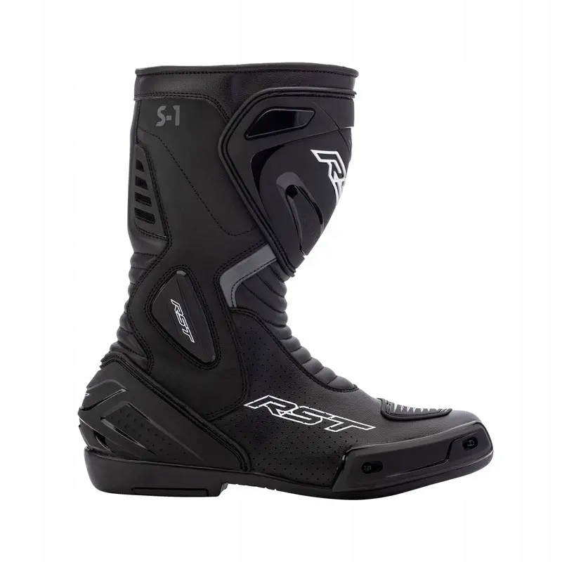 Športové kožené motocyklové topánky Rst S1 Ce Black 42