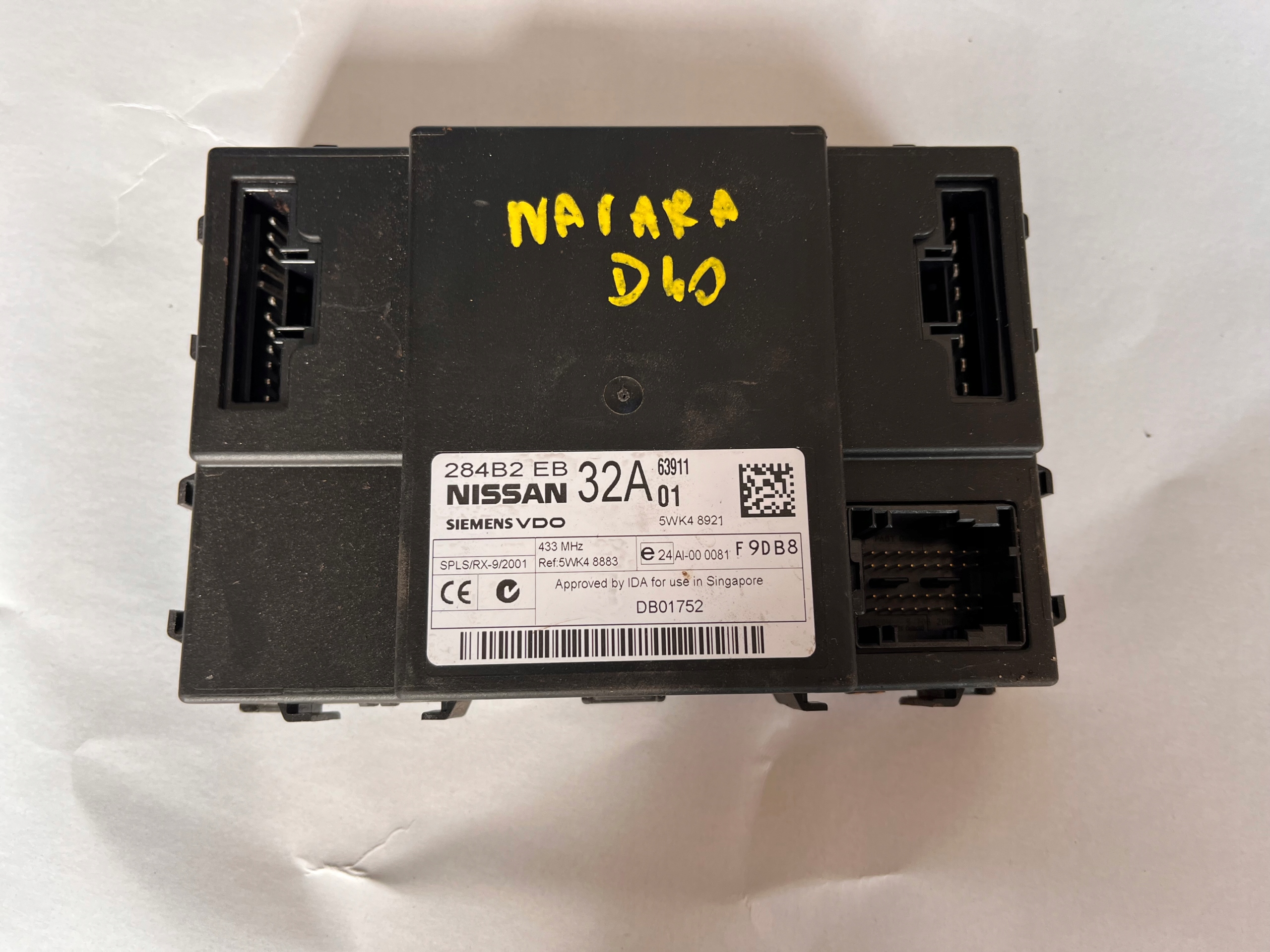 NISSAN NAVARA D40 modulo 284BEB32A
