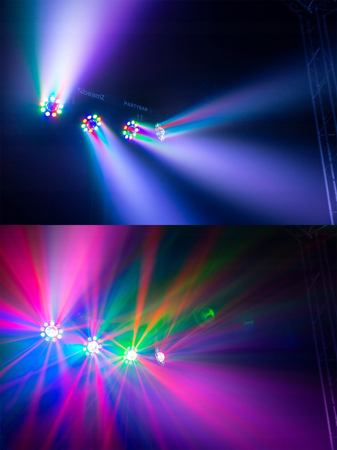 REFLEKTOR RGB 4x PAR BeamZ PARTYBAR3 STATYW EAN (GTIN) 8715693301571