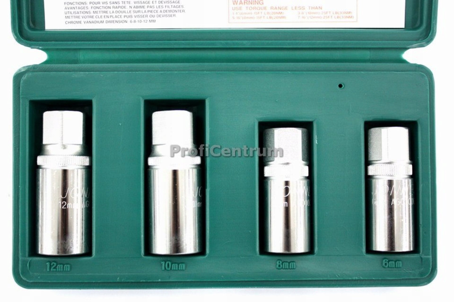 NASADKI KLUCZE DO URWANYCH ŚRUB I SZPILEK ZESTAW Jonnesway Rodzaj klucza inny