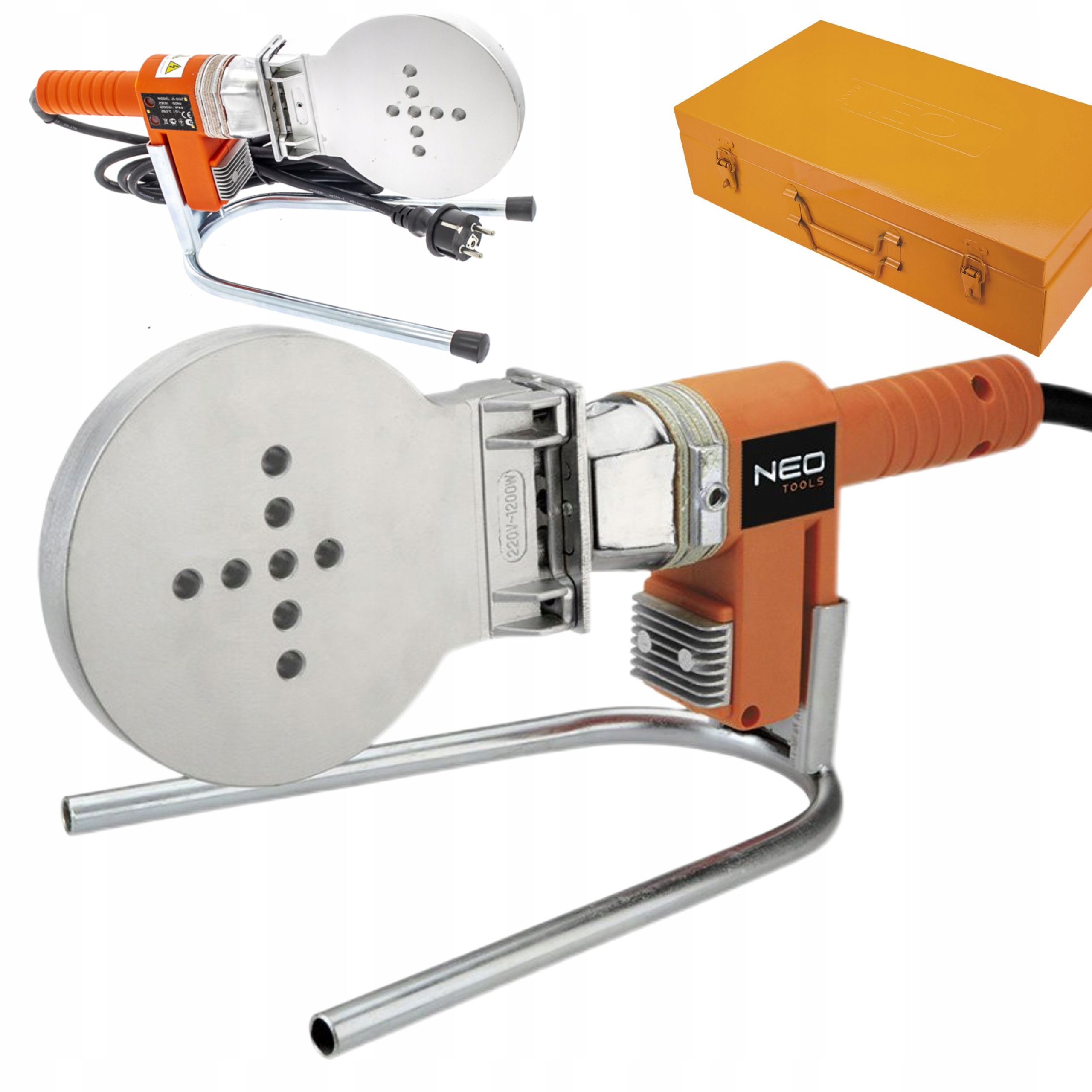 Neo Tool Svařovací Stroj Na Trubky 1200 W Z Plastu Pe Pp Pb 110 MM 21-002