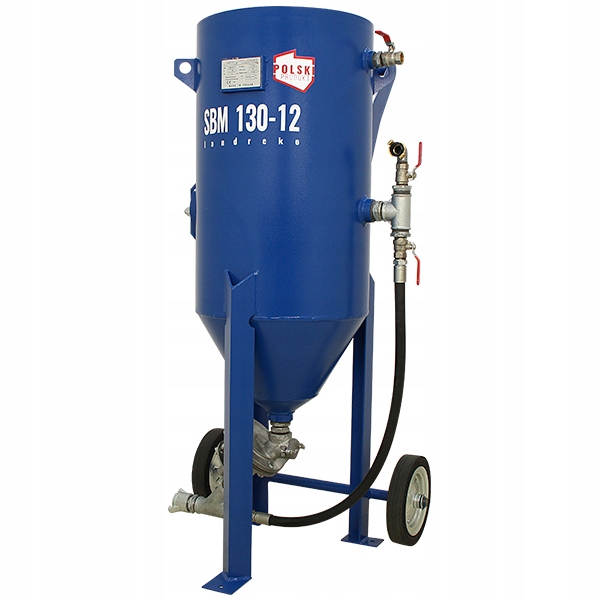 POLSKA MOBILNA PIASKARKA CIŚNIENIOWA 130LITRÓW 12BAR Marka Land Reko