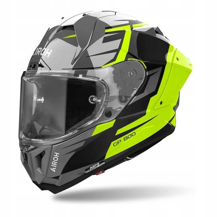 Helma Airoh GP800 Master Yellow Gloss žltá fluo šedá čierna Darčeky