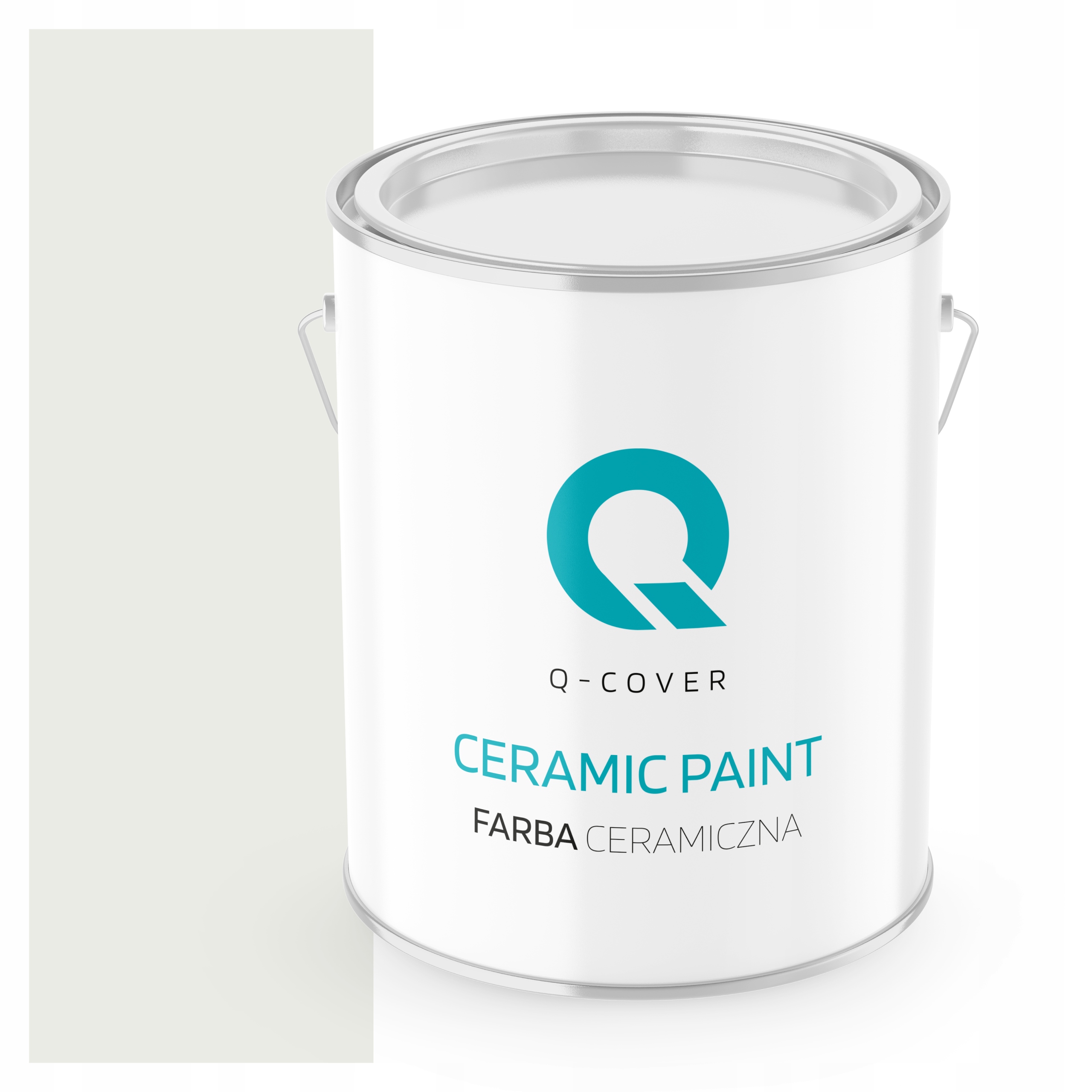 Umývateľná Keramická Farba Na Steny 5L Hlboká Matná Biela Zlomená V Šedej H001